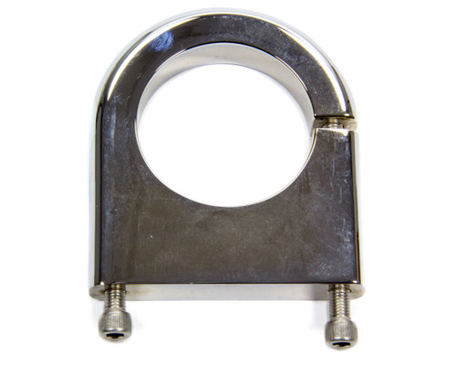 Flat Mount Clamp for 10oz. CO2 Bottle - Chrm, by BIONDO RACING PRODUCTS, Man. Part # FMC