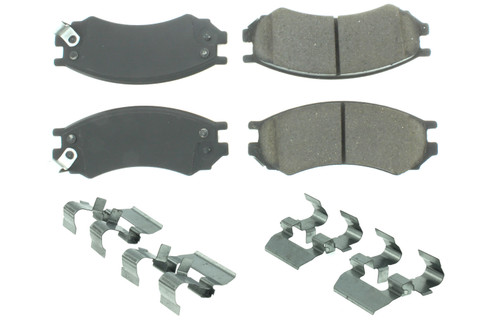 Posi-Quiet Ceramic Brake Pads with Shims and Har, by CENTRIC BRAKE PARTS, Man. Part # 105.0507