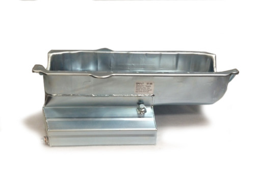 SBC Claimer Oil Pan w/LT 86 & Newer, by CHAMP PANS, Man. Part # CP57LTRB