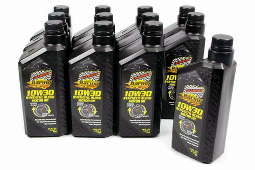 10w30 Synthetic Racing Oil 12x1Qt, by CHAMPION BRAND, Man. Part # 4104H/12