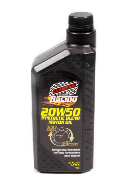 20w50 Synthetic Racing Oil 1Qt, by CHAMPION BRAND, Man. Part # CHO4111H