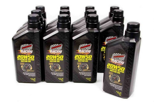 20w50 Synthetic Racing Oil 12x1Qt, by CHAMPION BRAND, Man. Part # 4111H/12