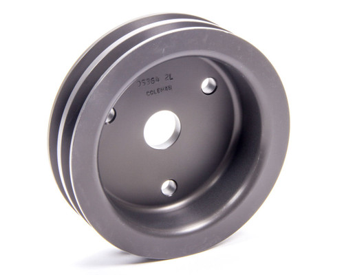 SBC Alum Lower Pulley , by COLEMAN RACING PRODUCTS, Man. Part # DS-364-2L