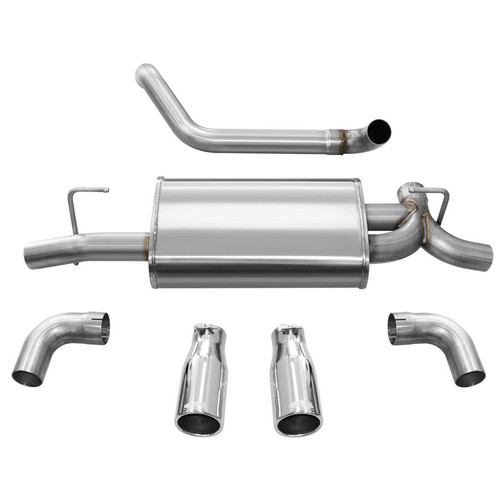 18-   Jeep JL 3.6L Axle Back Exhaust, by CORSA PERFORMANCE, Man. Part # 21014