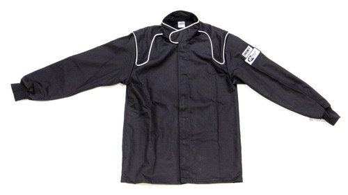 Jacket Junior Proban Black Medium, by CROW SAFETY GEAR, Man. Part # 25124