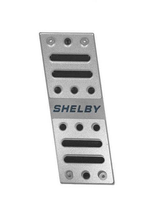 15-17 Shelby Dead Pedal Cover, by DRAKE AUTOMOTIVE GROUP, Man. Part # FS3Z-6112020-BL