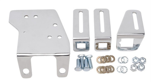 Chrome Throttle Bracket - GM, by EDELBROCK, Man. Part # 8030