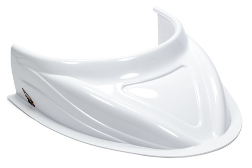 MD3 Hood Scoop 5in Tall Flat White, by FIVESTAR, Man. Part # 040-4113-W