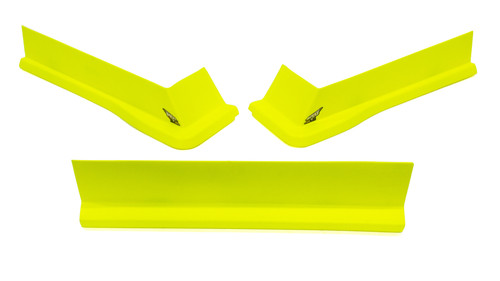 Modified Aero Valance 3pc. Fluorescent Yellow, by FIVESTAR, Man. Part # 3022-417-FY