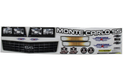 Graphics Kit 88 Chevy Monte Carlo, by FIVESTAR, Man. Part # 600-410-ID