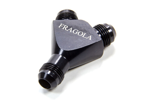 8an Y-Male Fitting Black , by FRAGOLA, Man. Part # 900608-BL
