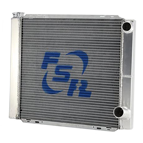 Radiator Chevy Double Pass 26in x 19in, by FSR RACING, Man. Part # 2619D2