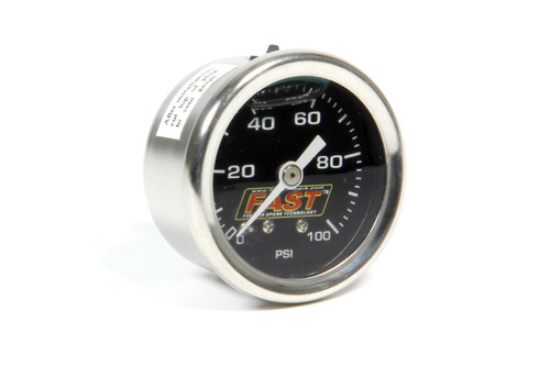 Fuel Pressure Gauge 0-100 PSI, by FAST ELECTRONICS, Man. Part # 54027G