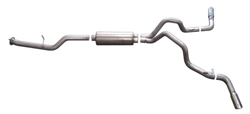 Cat Back Exhaust 11-15 GM P/U 2500 6.0L Crew, by GIBSON EXHAUST, Man. Part # 65652