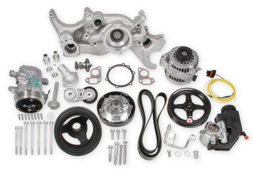 LS Mid-Mount Complete Engine Accessory System, by HOLLEY, Man. Part # 20-185