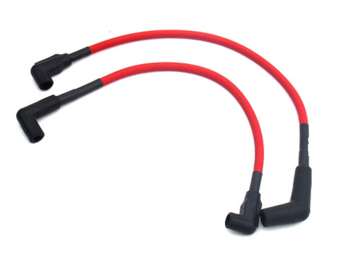 8mm Spark Plug Wire Leads 2pk Red, by JBA PERFORMANCE EXHAUST, Man. Part # W1528HT