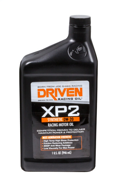 XP2 0w20 Synthetic Oil 1 Qt Bottle, by DRIVEN RACING OIL, Man. Part # 00206