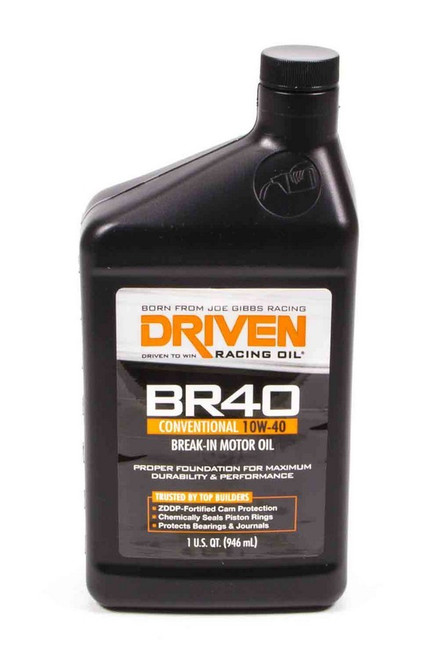 BR40 10w40 Petroleum Oil 1 Qt. Break In Oil, by DRIVEN RACING OIL, Man. Part # 03706