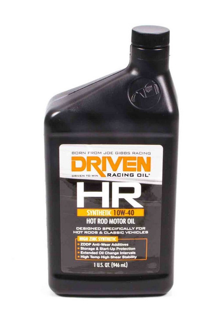 HR6 10w40 Synthetic Oil 1 Qt, by DRIVEN RACING OIL, Man. Part # 03906