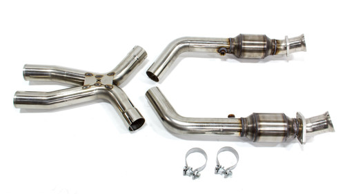 X-Pipe Catted 2.5in 05-10 Mustang 4.6L, by KOOKS HEADERS, Man. Part # 11313200