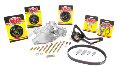 Front Drive Kit w/ Idler SBC Crate, by KRC POWER STEERING, Man. Part # KIT 16322600
