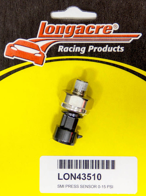 Pressure Sensor 0-15psi w/out QD Lead, by LONGACRE, Man. Part # 52-43510