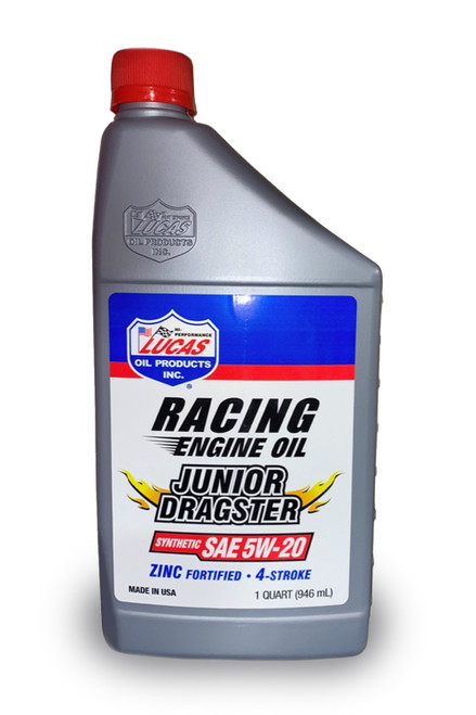 Synthetic Karting Oil 5w20 1 Quart, by LUCAS OIL, Man. Part # LUC10476