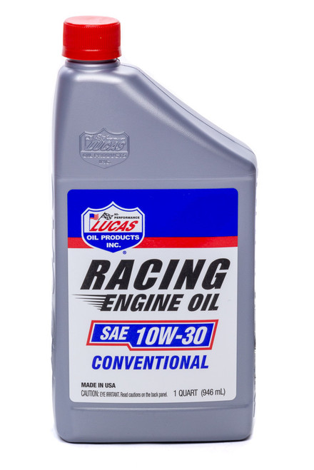 SAE Racing Oil 10w30 1qt, by LUCAS OIL, Man. Part # LUC11016
