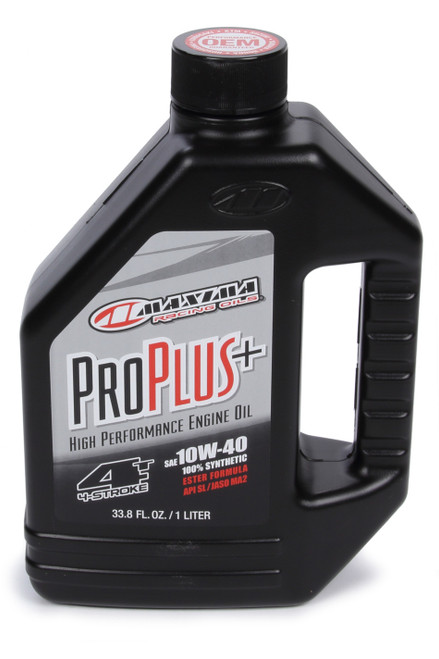 Pro Plus+ 10w40 Syntheti c 1 Liter, by MAXIMA RACING OILS, Man. Part # 30-02901S