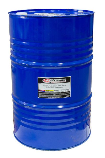 10w30 Break-In Oil Gallon Drum, by MAXIMA RACING OILS, Man. Part # 39-10055