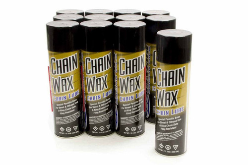 Chain Wax Chain Lube Case 12x13.5oz, by MAXIMA RACING OILS, Man. Part # 74920