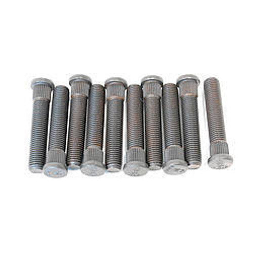 Wheel Studs 12mmx2.500 .505 Knurl 10pk, by MOSER ENGINEERING, Man. Part # 8255