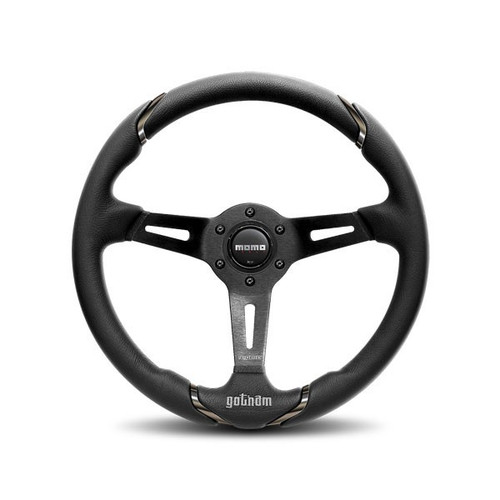 Gotham Steering Wheel Leather, by MOMO AUTOMOTIVE ACCESSORIES, Man. Part # GOT35BK0B