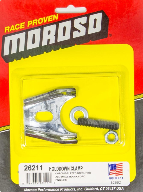 Chrome Ford Dist. Clamp , by MOROSO, Man. Part # 26211