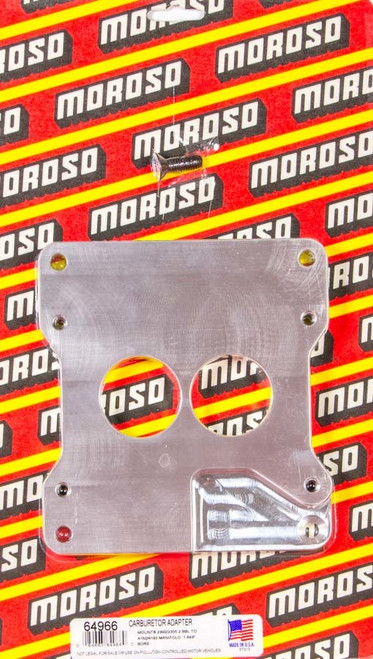 2 To 4bbl Carb Adapter , by MOROSO, Man. Part # 64966