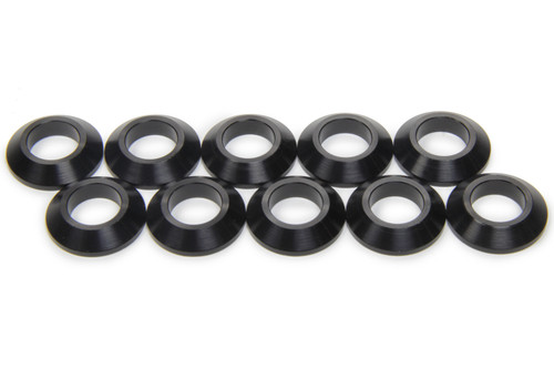 1in Cone Spacer 10 pack Aluminum - Black, by MPD RACING, Man. Part # MPD41006