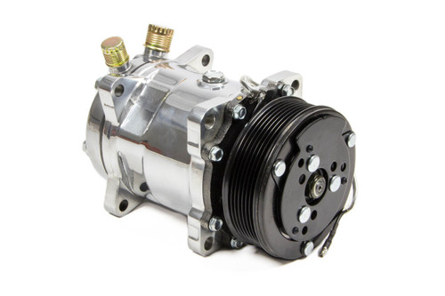 A/C Compressor 134 Polished, by MARCH PERFORMANCE, Man. Part # P410