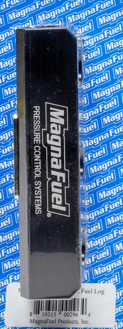 Triple Fuel Log w/#10an Ports - Black, by MAGNAFUEL/MAGNAFLOW FUEL SYSTEMS, Man. Part # MP-7600-03-BLK