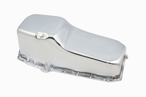 Sb Chevy Chrome Oil Pan , by MR. GASKET, Man. Part # 9781