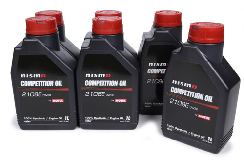 Nismo Competition Oil 0w30 Case 6 x 1 Liter, by MOTUL USA, Man. Part # 102497
