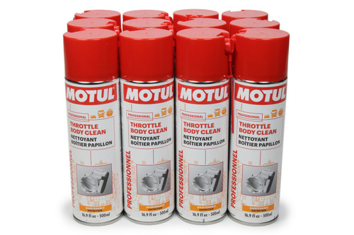 Throttle Body Clean Case 12 x 16.9oz, by MOTUL USA, Man. Part # 109615