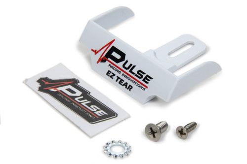 EZ Tear Shield Mounted White, by PULSE RACING INNOVATIONS, Man. Part # EZTS101W