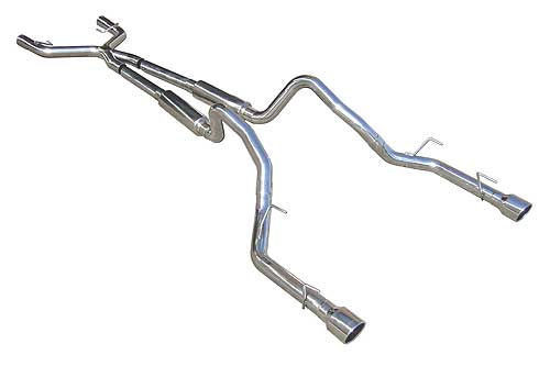 05-10 Mustang 4.0L 2.5in Cat Back Exhaust System, by PYPES PERFORMANCE EXHAUST, Man. Part # SFM69