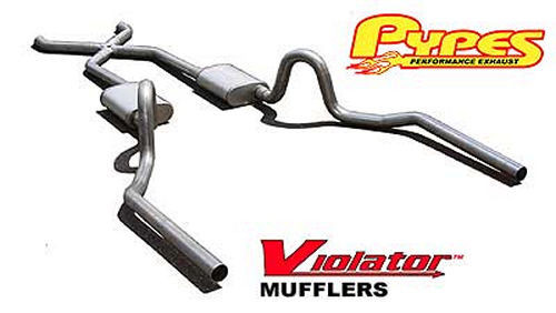 64-72 GM A-Body Cross member Back Exhaust Kit, by PYPES PERFORMANCE EXHAUST, Man. Part # SGA10V