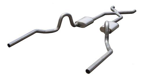 64-74 GM A Body Crossmem ber Back Exhaust 3in, by PYPES PERFORMANCE EXHAUST, Man. Part # SGA13T