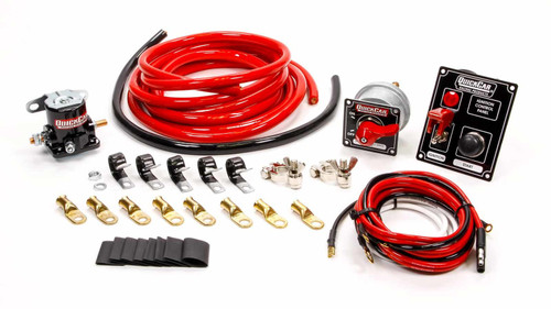 Wiring Kit 2 Gauge with Black 50-853 Panel, by QUICKCAR RACING PRODUCTS, Man. Part # 50-830