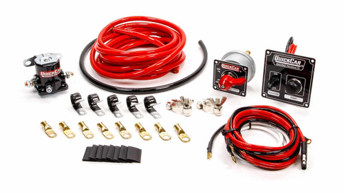 Wiring Kit 4 Gauge with Black 50-802 Panel, by QUICKCAR RACING PRODUCTS, Man. Part # 50-835