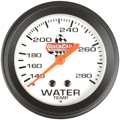 Water Temp. Gauge 2-5/8in, by QUICKCAR RACING PRODUCTS, Man. Part # 611-6006