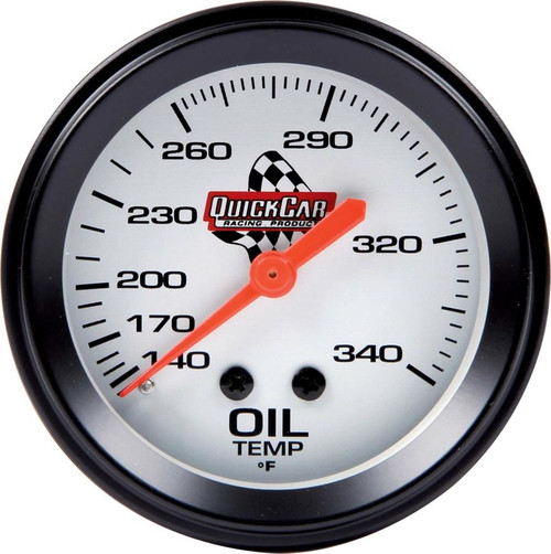 Oil Temp. Gauge 2-5/8in , by QUICKCAR RACING PRODUCTS, Man. Part # 611-6009
