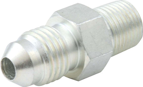 Gauge Adapter 1/8in NPT Male to -4an Male, by QUICKCAR RACING PRODUCTS, Man. Part # 61-725